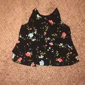 Flower pattern tank top